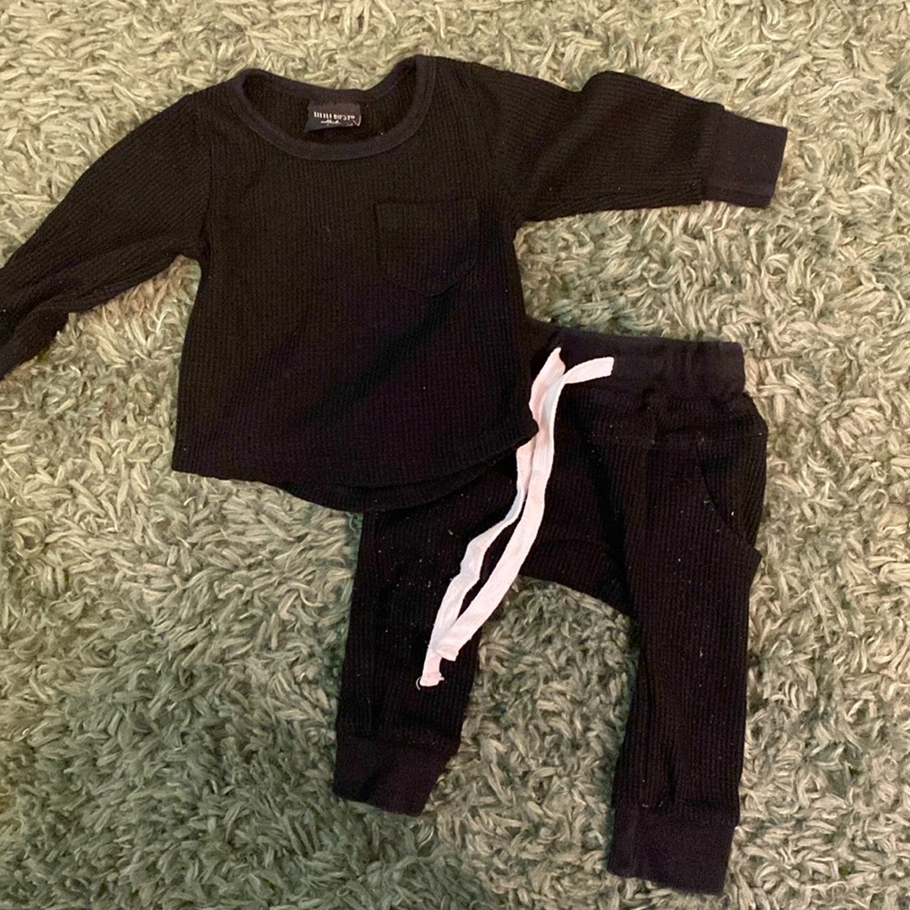 Little Bipsy black thermal set